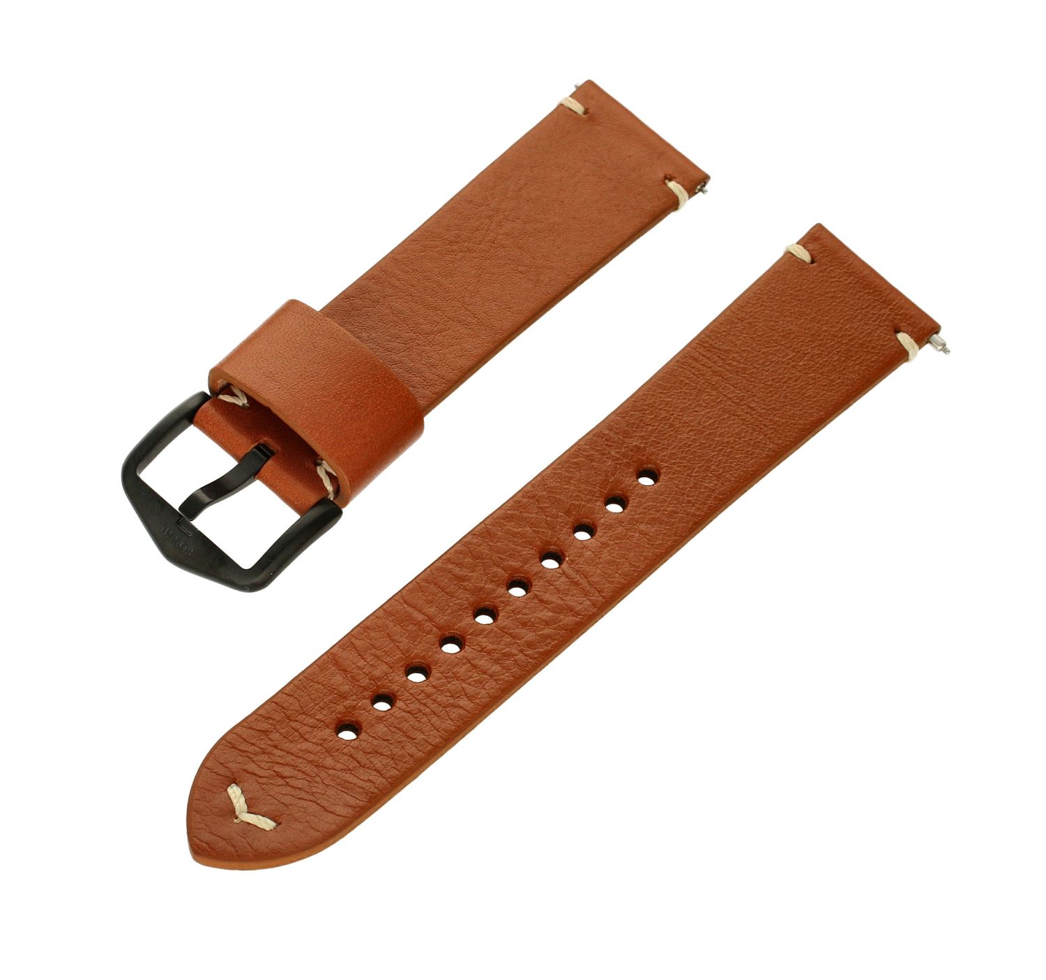 Pasek do zegarka Fossil FS5276 22 mm brązowy.jpg